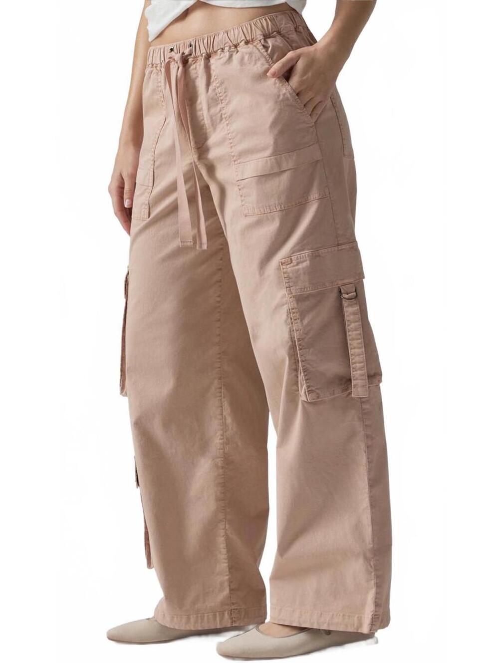 Sanctuary Cargo Parachute Pants NWT Bare Nude Medium - Picture 4 of 8